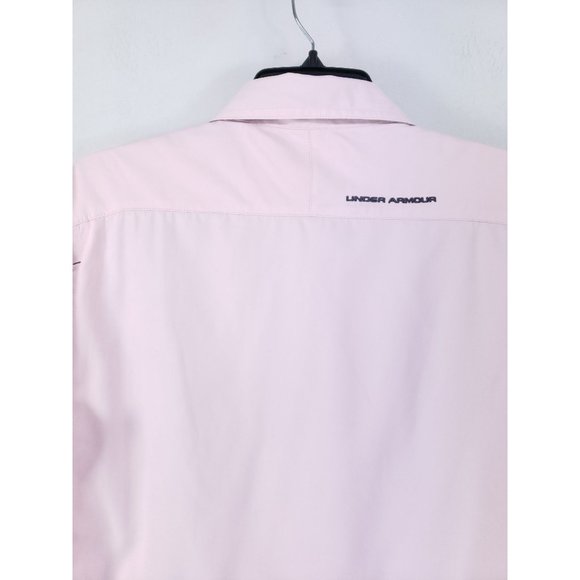 Under Armour Men's Size Medium Vented Shirt Pink - Picture 5 of 9